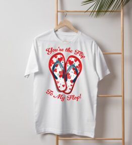 You're the Flip to My Flop - Graphic Tee